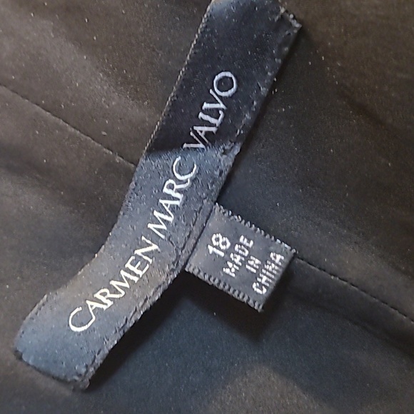 Carmen Marc Valvo cocktail dress  size 18 - Picture 8 of 10